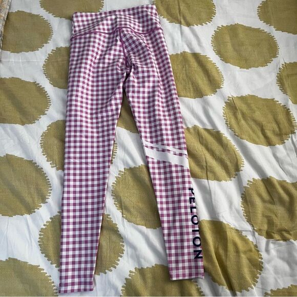 Peloton Pink and White Leggings with Slim Fit - Picture 5 of 6